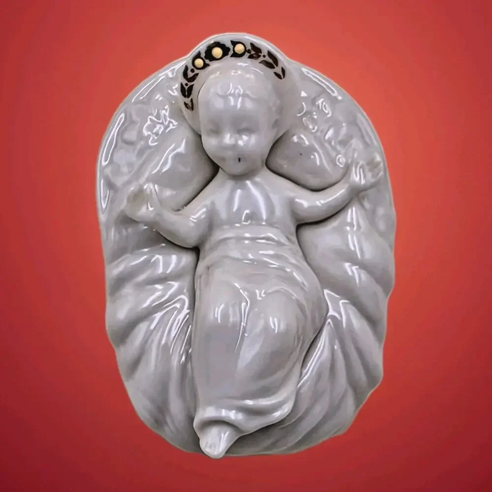 Lenox China Jewels Ivory Nativity Porcelain Joseph, Mary & Baby Jesus in Box